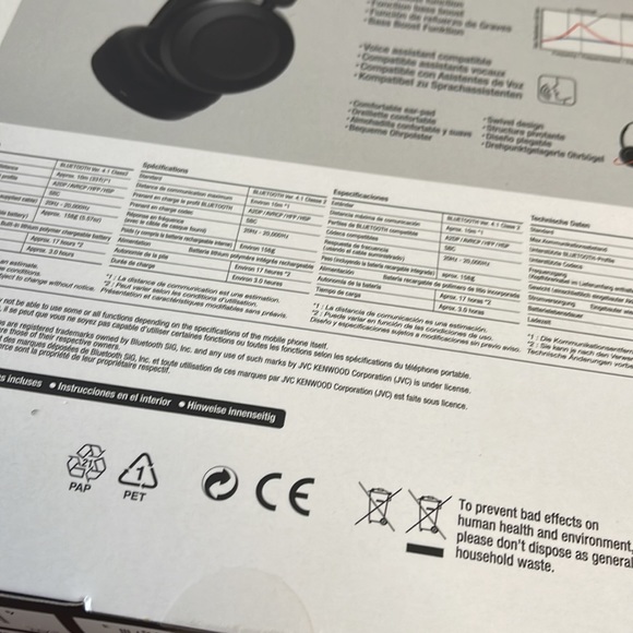 Jvc Wireless Headphones - Picture 3 of 4